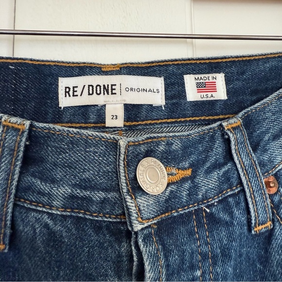 RE/DONE 90’s Loose Straight High Rise Cuffed Women’s Jeans - Picture 3 of 7